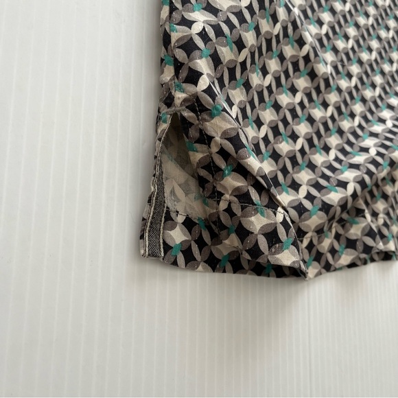 Tommy Bahama 100% Silk Short Sleeve Button Up Shirt Black Gray Pattern Size XXXL - Picture 4 of 9